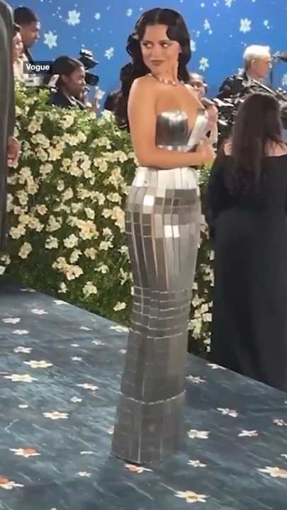 Jenna Ortega’s Met Gala dress was made entirely of metal rulers
