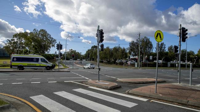 The intersection of Abraham Rd and Reserve Rd in Coomera. Picture: Jerad Williams