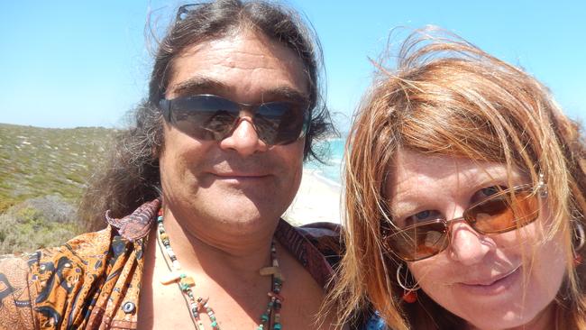 Pamela Gurner-Hall with her partner Jorge Castillo-Riffo, who died in an accident at the new RAH.