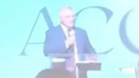 Mr Morrison speaking at a national Christian convention on the Gold Coast.