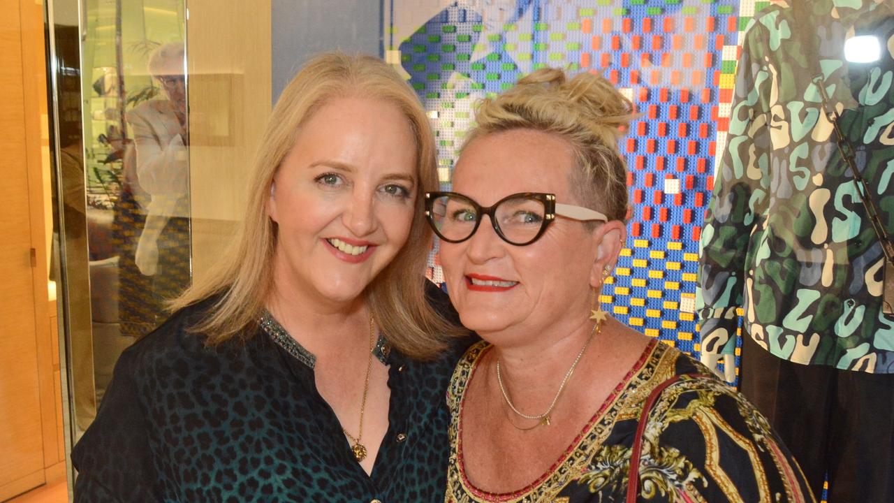 Michelle van der Horst and Nyree Fegelson at Pacific Fair Luxury Soiree, Broadbeach. Pic: Regina King