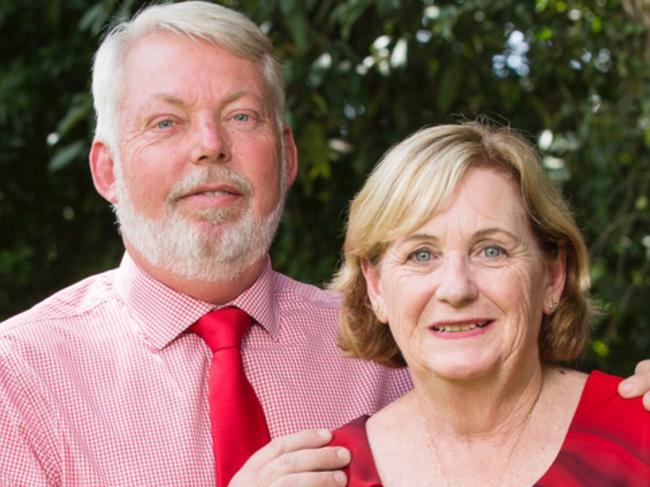 Daniel and Bruce and Denise Morcombe.