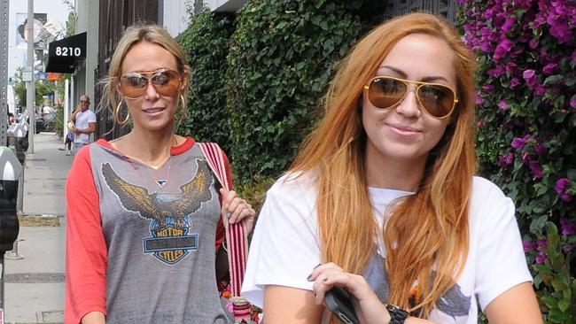 Tish Cyrus with daughter Brandi last year. Picture: Supplied