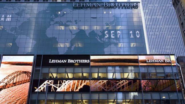 Lehman Brothers just days before the company collapsed.