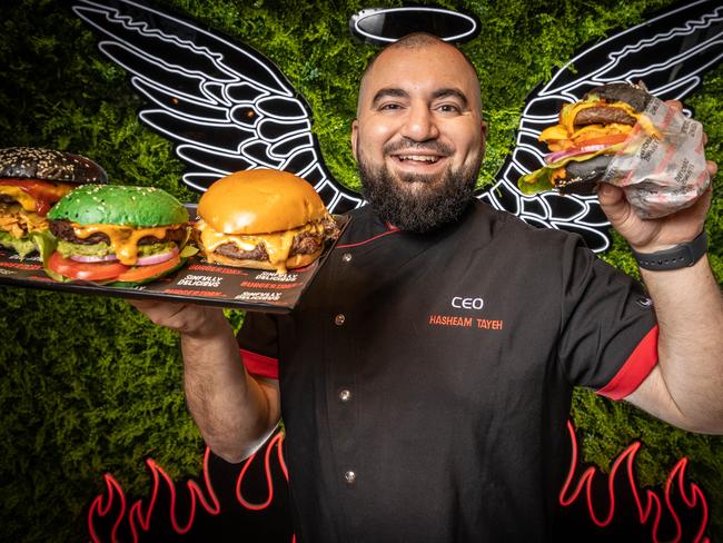 Burgertory founder Hash Tayeh is being taken to court for alleged breaches of the Racial and Religious Tolerance Act. Picture: Jake Nowakowski