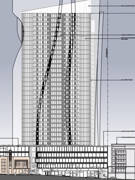 Plans for the proposed Waterside complex