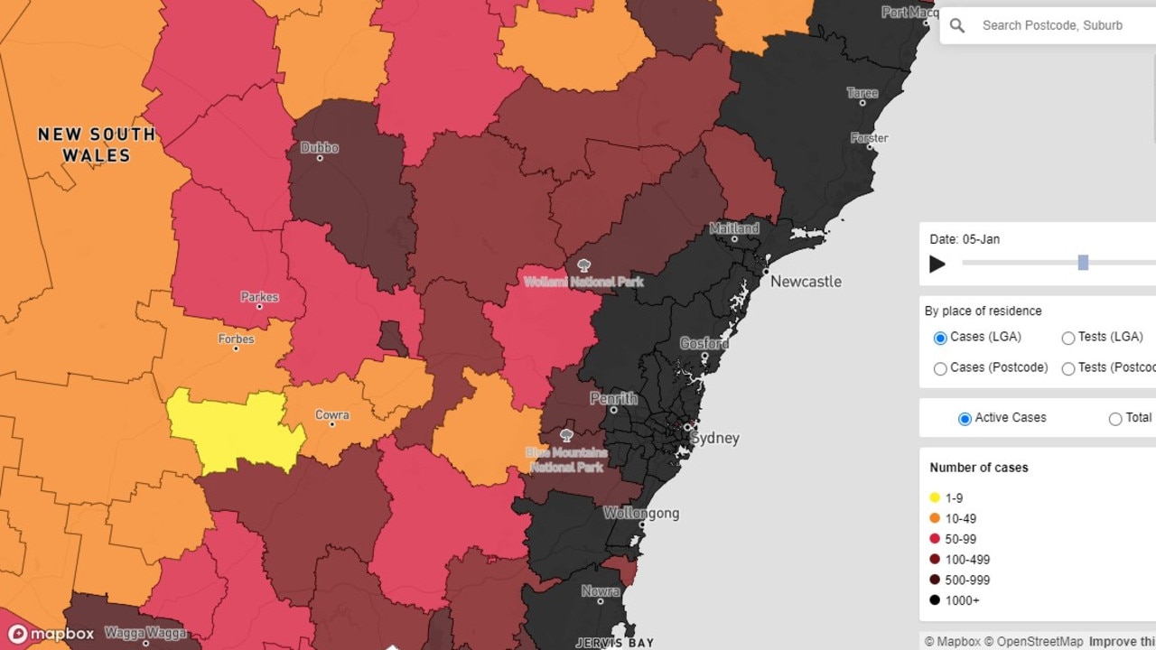 Covid Sydney: Suburbs where Omicron spreading fastest revealed | news ...