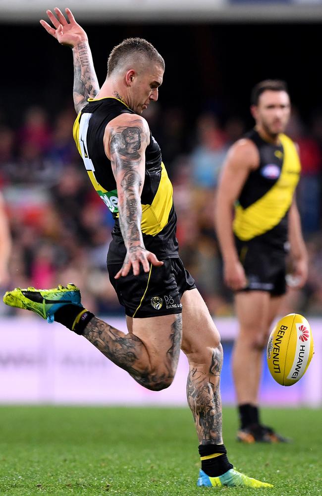 Dustin Martin is hot favourite to win the Brownlow Medal.