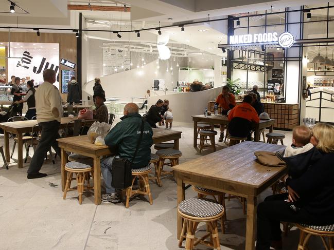 One of the food courts at Westfield Warringah Mall.