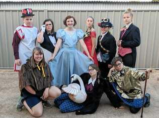 YOUNG CAST: (Back row, from left) Connor Turnbull, Megan Bebington, Grace Harvey, Ashley Graham, Cadence Ogilvie, Lana Turnbull, (front row) Kiana Van Der Muellen, Peyton Horn and Georgia Pearson.