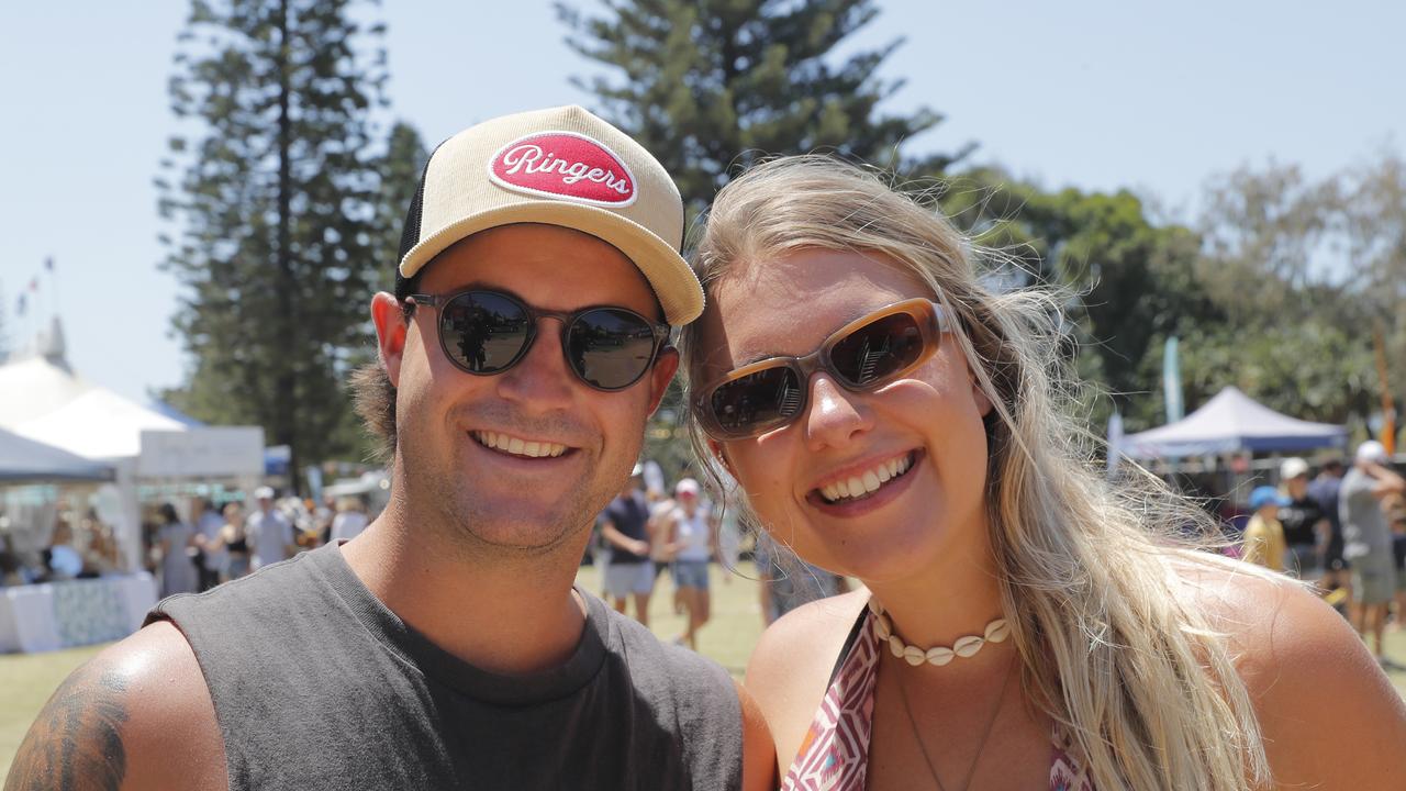 Christopher Robertson and Shearna Russell during the 10th Groundwater Country Music Festival. Picture: Regi Varghese