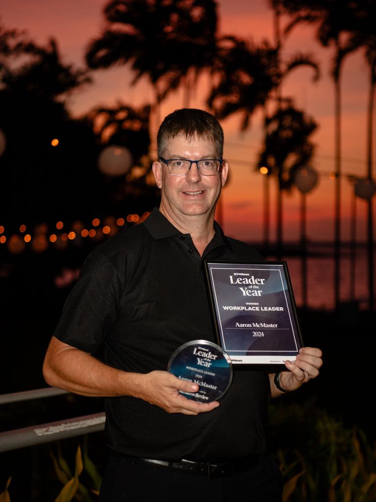 Aaron McMaster winner of Workplace Leader award. Picture: Pema Tamang Pakhrin