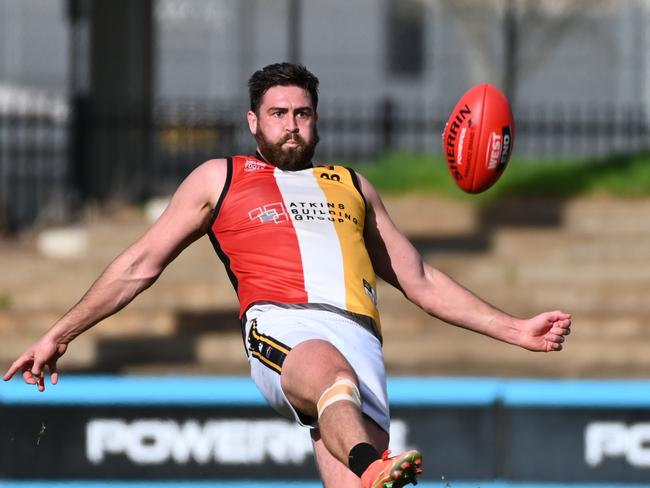 Goodwood’s Tom Carter has been one of the best ruckmen of 2022. Picture: Naomi Jellicoe