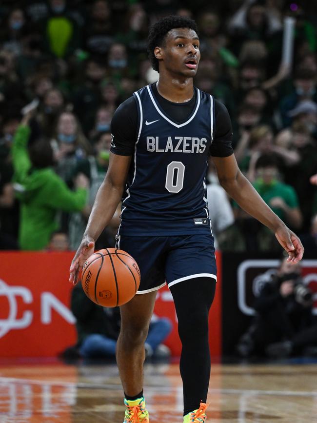 Bronny is in high demand. (Photo by Quinn Harris/Getty Images)