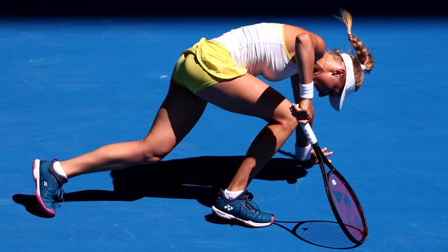 Dayana Yastremska put up a brave performance but was simply outclassed by the American.