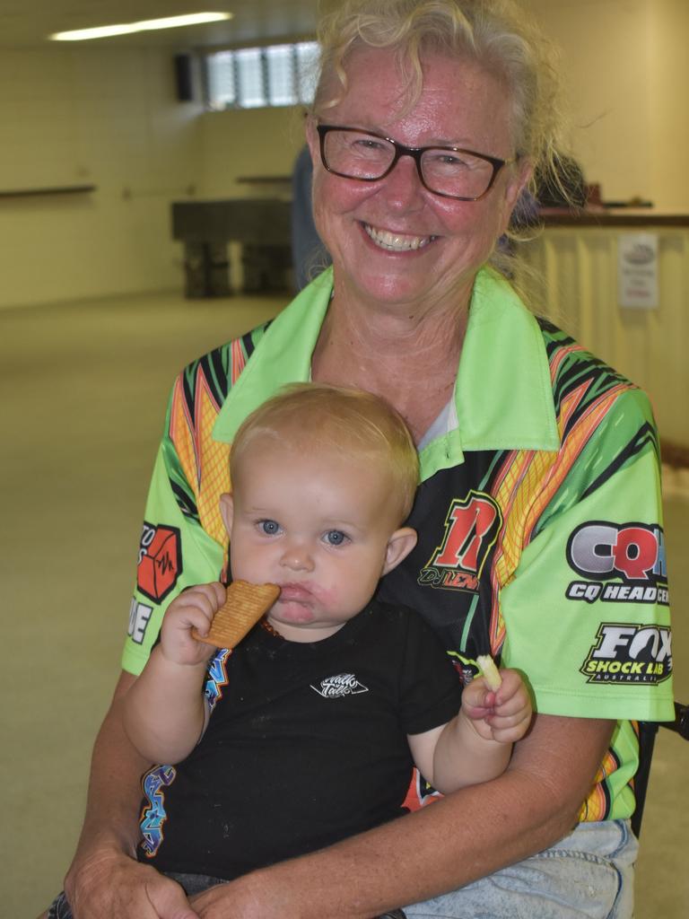 <p>Selena Knott and Romeo Saunders at the McCosker Rocky Speedway's Modified Sedans Cattle Cup at the Rockhampton Showgrounds on February 24, 2024.</p>