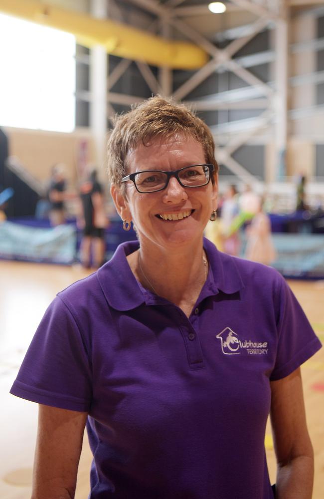 Clubhouse Territory founding director Deb Jones at the Festival of Us celebrations on Australia Day 2023. Picture: (A)manda Parkinson