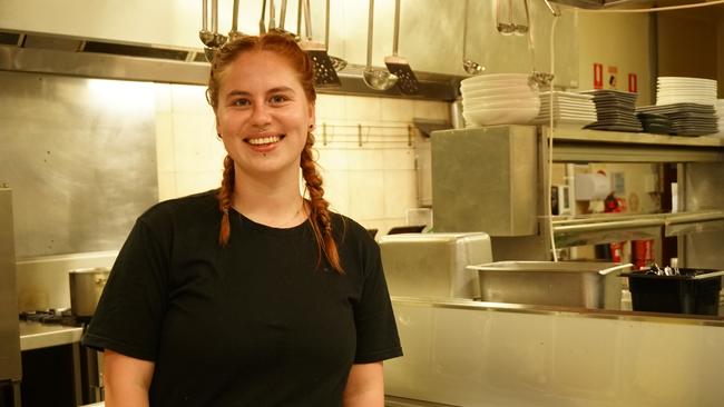 Western Tavern sous-chef Georgia Hart is excited for the reopening of Charlie's. Picture: Jessica Ball