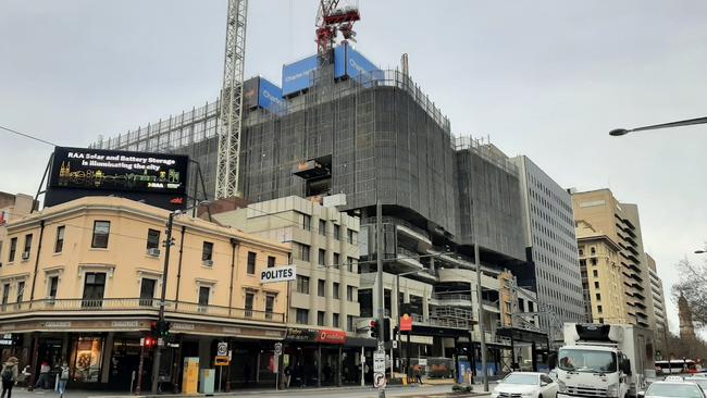 Services Australia and Telstra will move into Charter Hall’s 60 King William St development. Picture: Giuseppe Tauriello