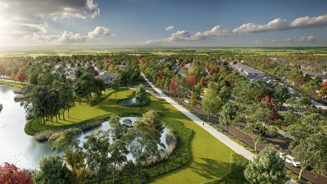 Artist’s impression of the St Yves development near Roseworthy.