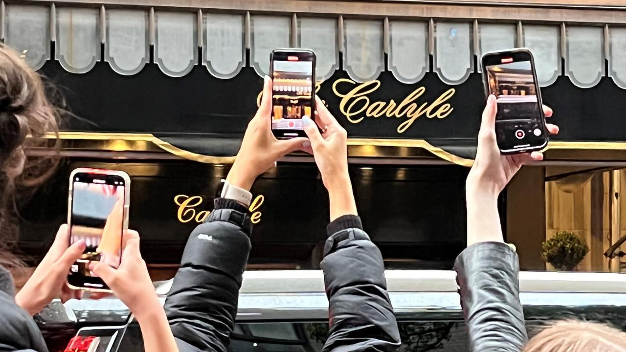 The Carlyle Hotel in New York is a celebrity favourite. Picture: Benedict Brook