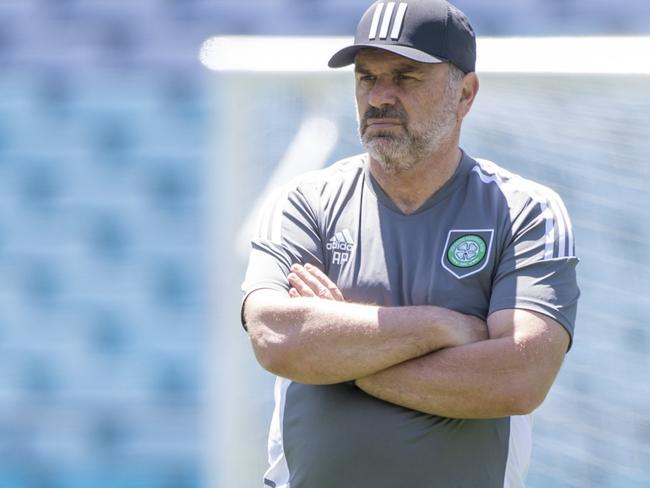 SYDNEY, AUSTRALIA - NOVEMBER 19: Celtic Manager Ange Postecoglou during a Celtic  training session at the Accor Stadium, on November 19, 2022, in Sydney, Australia.  (Photo by Bill Murray/SNS Group via Getty Images)