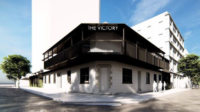 Artist impressions submitted as part of the development application for the Victory Hotel.