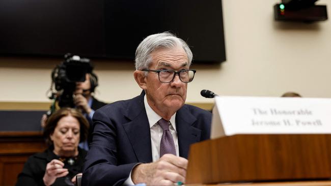 Federal Reserve chair Jerome Powell. Picture: Getty Images