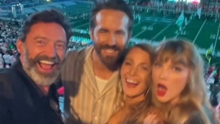 Hugh Jackman posted this photo with his famous friends.