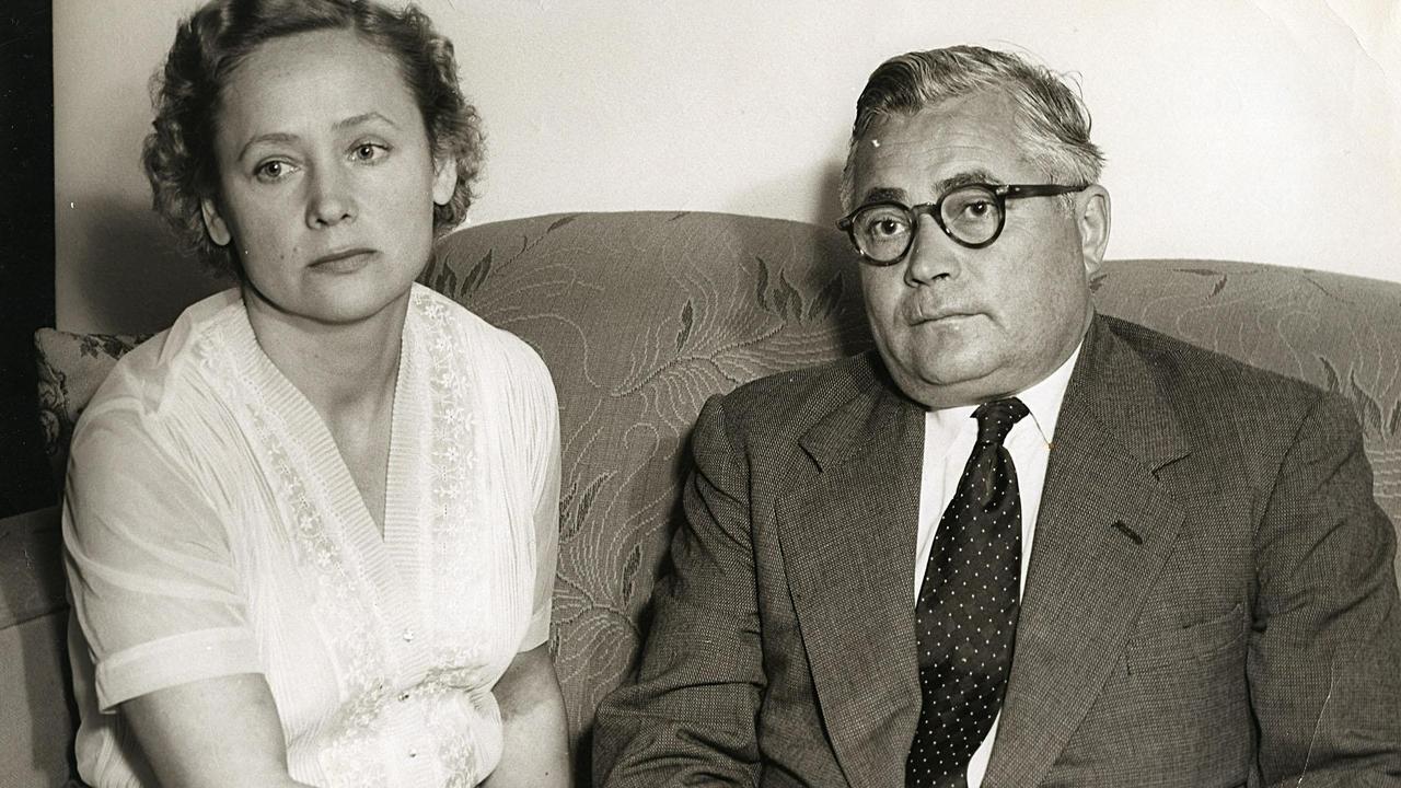 Vladimir and Evdokia Petrov, Soviet spies who were masquerading as diplomats in Canberra, defected to Australia.