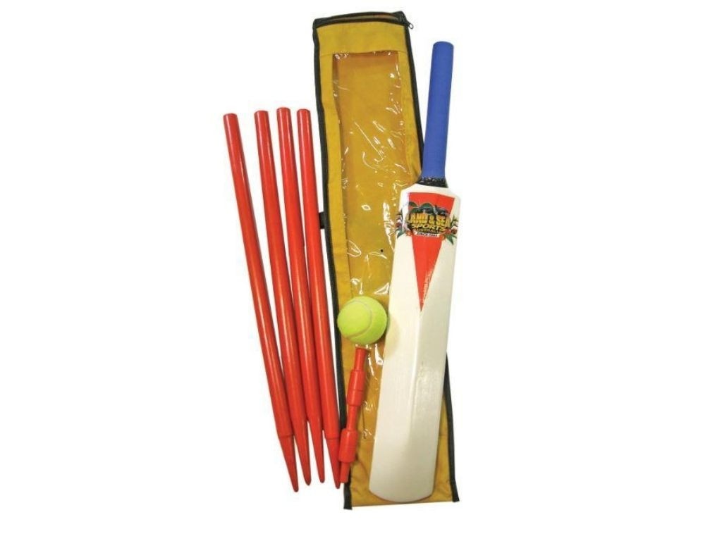 Land &amp; Sea Beach And Backyard Wooden Cricket Set