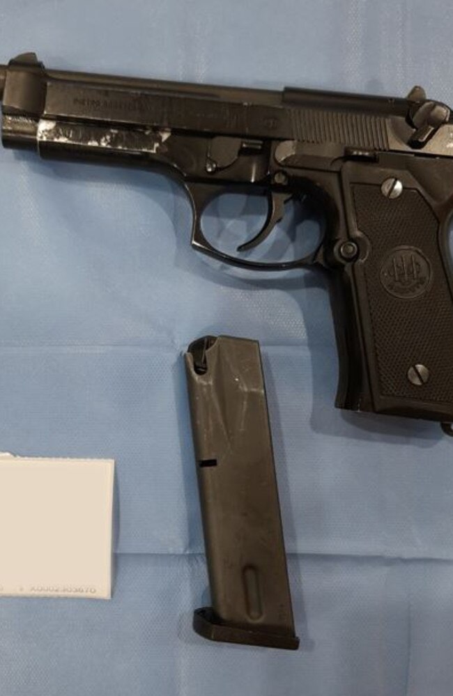 Another gun was found seized. The court heard how the guns were not loaded. Picture: NSW Police