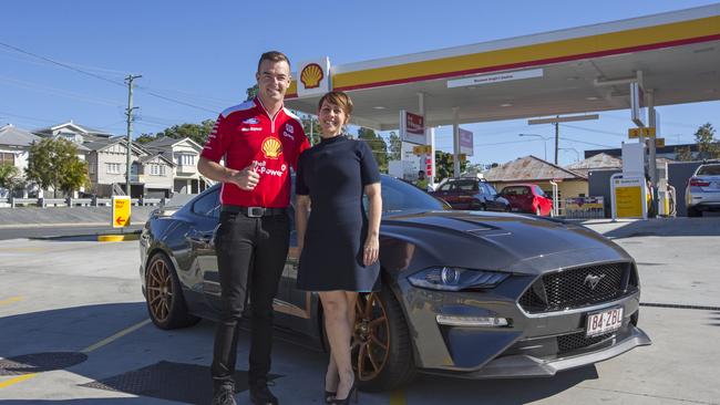 Supercars leader Scott McLaughlin personally designed the Ford Mustang won by Brisbane local Jennifer Stevens. Picture: Supplied