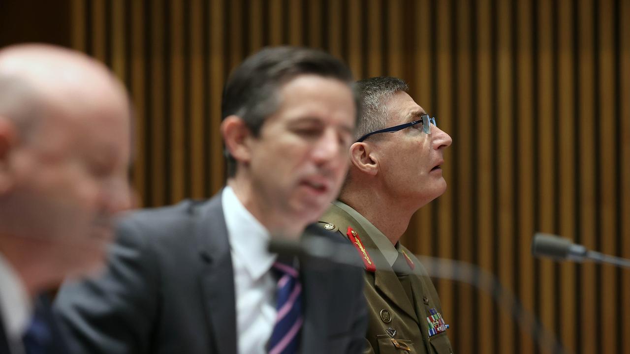 The grilling caused the hearing to be briefly suspended amid the drama. Picture: NCA NewsWire / Gary Ramage