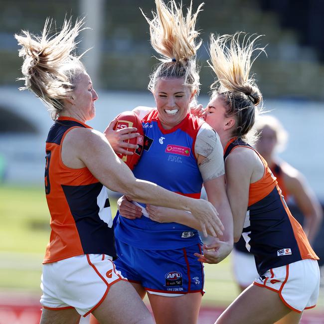 Gabby Newton is set to leave the Western Bulldogs for Fremantle. Picture: Michael Klein