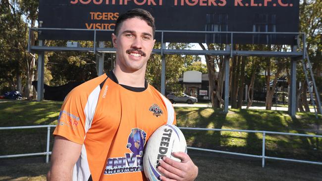 Southport’s Blake Scott has made the switch to halfback for the Tigers, and inspired his side’s victory over Tugun. Picture Glenn Hampson