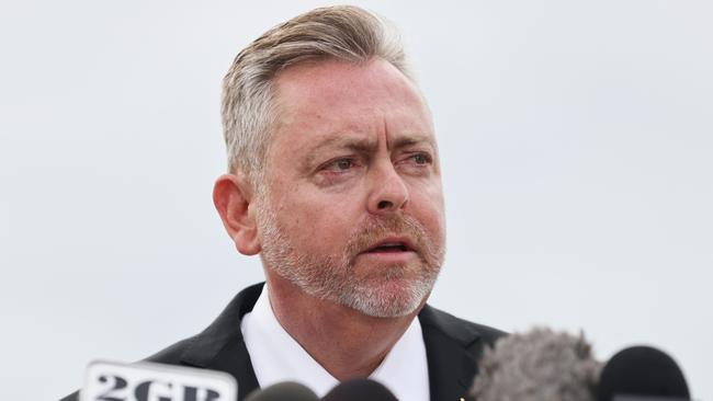 Anthony Roberts described the Party members opposing the current administration panel as “cockroaches”. Picture: NCA NewsWire / David Swift