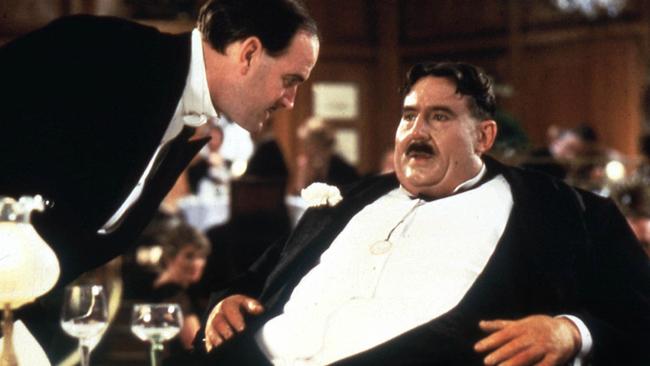 Mr Creosote dining in Monty Python’s The Meaning of Life, 1983.