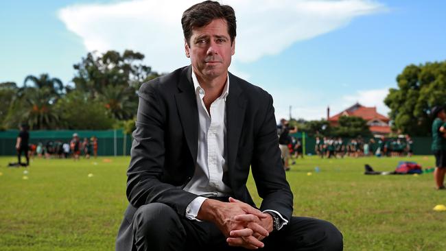 AFL chief Gillon McLachlan. Picture: Toby Zerna