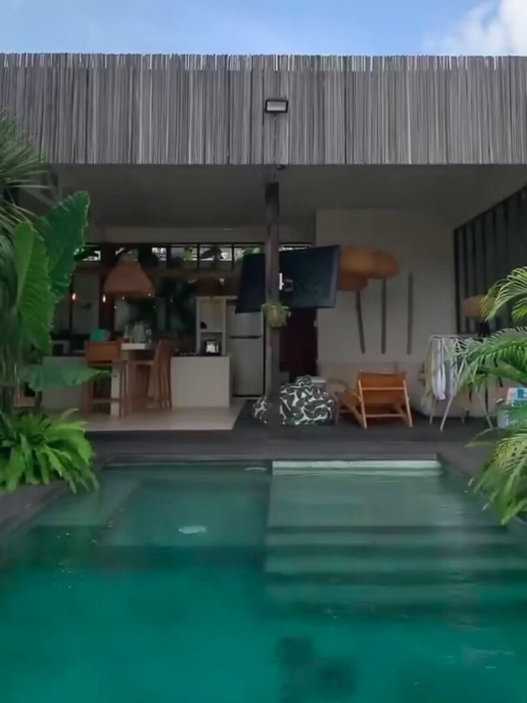 Channing had been staying at the luxury Tagoo villas in Kuta. Picture: Instagram