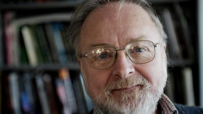 Astronomer Professor David Malin at his Bayview home.