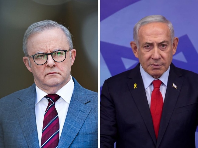 Anthony Albanese and Benjamin Netanyahu