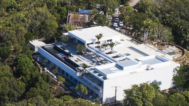 Chris Hemsworth and Elsa Pataky’s property in the final stages of construction in Byron Bay.