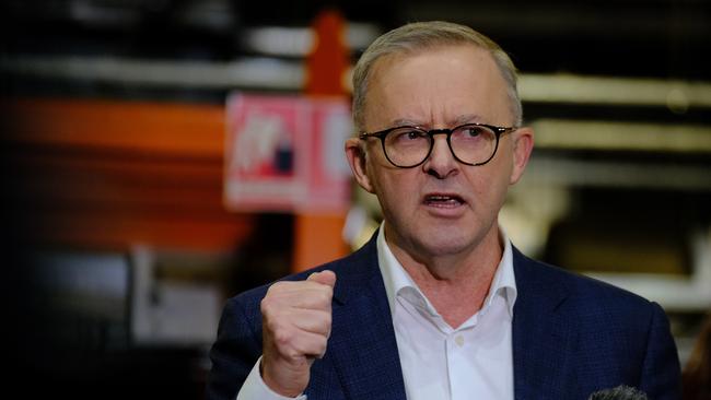 Opposition Leader Anthony Albanese has called for a 5.1 per cent wage increase to keep up with inflation, but it’s caused alarm in the business community. Picture: NCA NewsWire / Luis Enrique Ascui