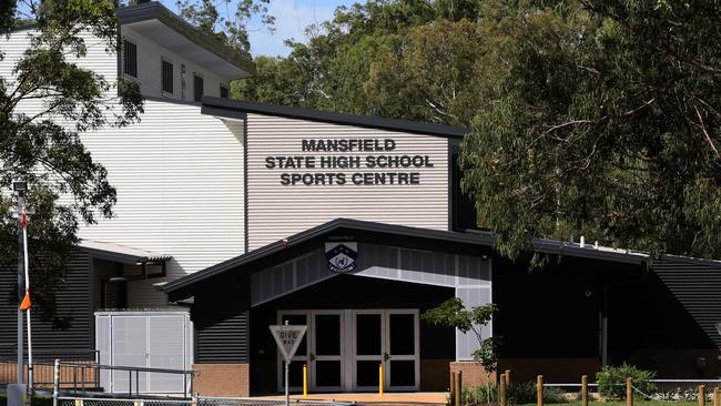 Top state secondary campuses such as Mansfield State High School have come under huge enrolment pressure in recent years as parents struggle to afford fees at elite private schools. Picture: Richard Waugh