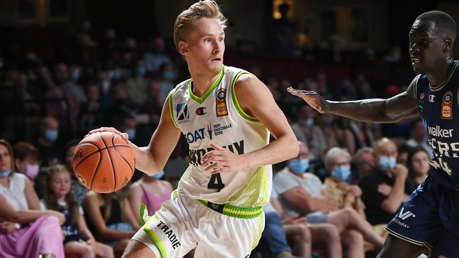 Kyle Adnam admits he is among the Phoenix players who need to lift if they are to make the NBL final four. Picture: Getty Images