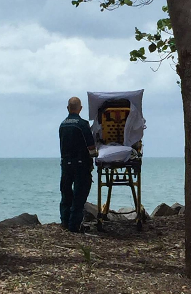 Emergency services at their very best. Picture: QLD Ambulance Service. Picture: Danielle Kellan.