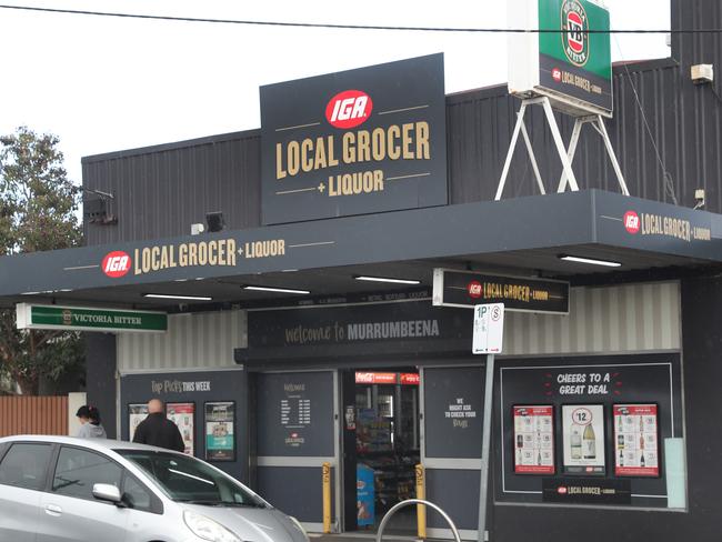 The IGA store in Murrumbeena, the possible scene of an armed robbery. Saturday, June 1. 2024. Picture: David Crosling