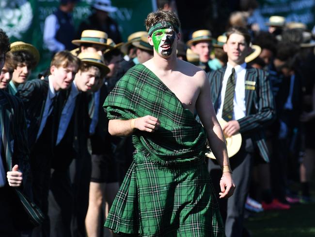 BBC fans GPS first XV rugby between Nudgee and BBC Saturday August 6, 2022. Picture, John Gass
