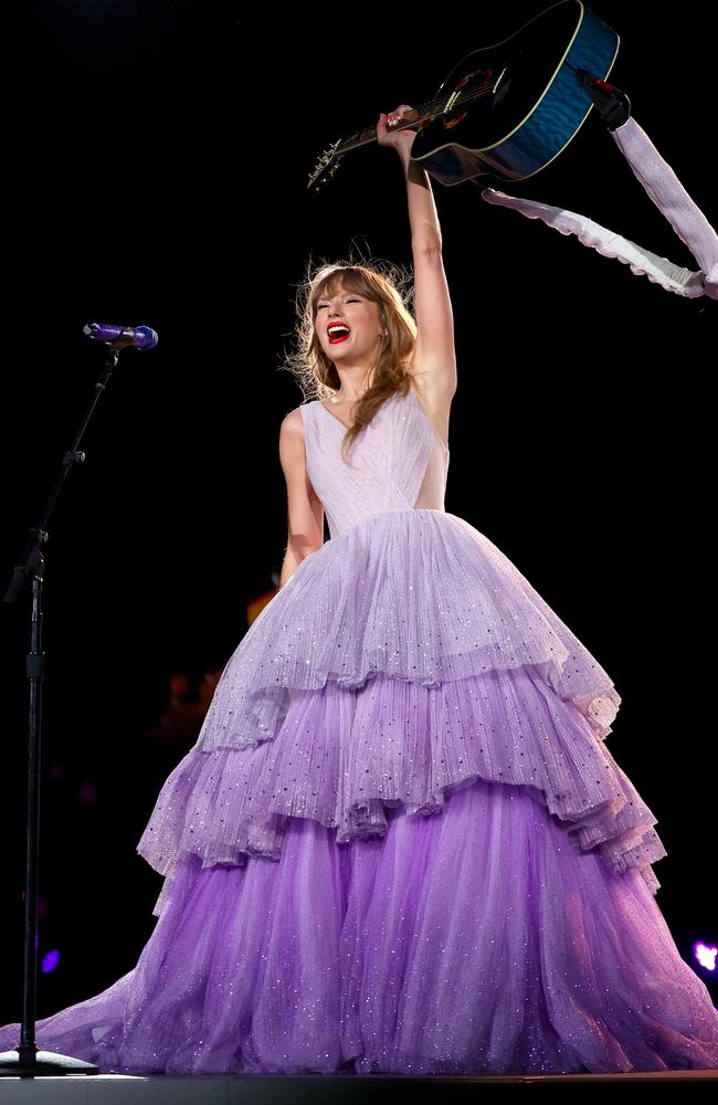 Swift played to the biggest crowd of her career at the MCG. Picture: Graham Denholm/TAS24/Getty Images for TAS Rights Management